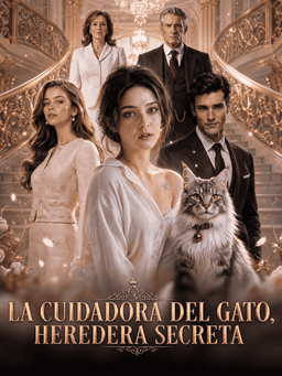 La cuidadora del gato, heredera secreta cover