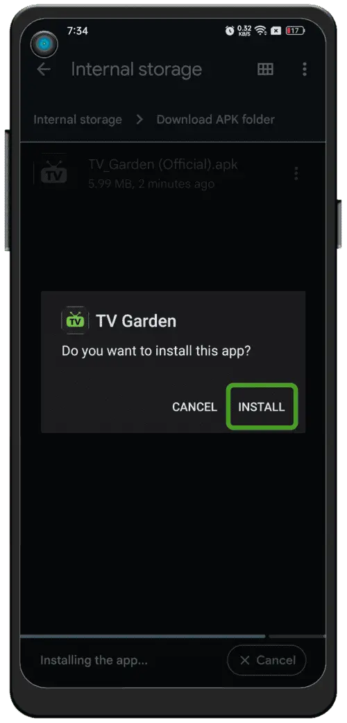 Install & Launch NF-TV